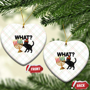 Funny Black Cat Chaos Kwanzaa Kinara Candle Ceramic Ornament African Heritage Gift TS12 Print Your Wear