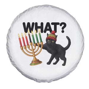 Funny Black Cat Chaos Kwanzaa Kinara Candle Spare Tire Cover African Heritage Gift TS12 Print Your Wear
