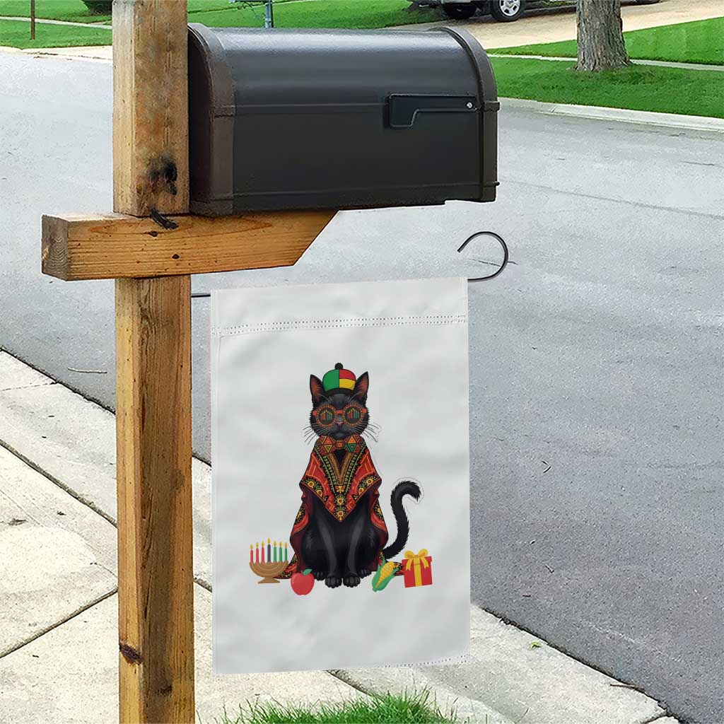 Cute Kwanzaa Cat Dashiki Garden Flag African Heritage Gift TS12 Print Your Wear