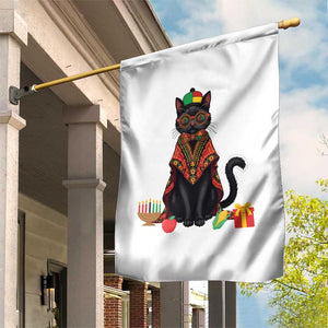 Cute Kwanzaa Cat Dashiki Garden Flag African Heritage Gift TS12 Print Your Wear