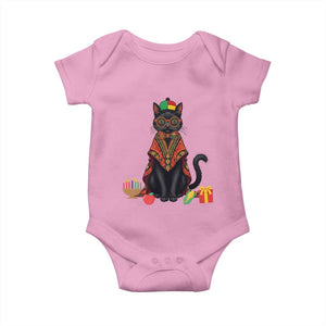 Cute Kwanzaa Cat Dashiki Baby Onesie African Heritage Gift TS12 Light Pink Print Your Wear