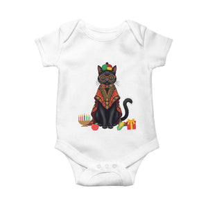 Cute Kwanzaa Cat Dashiki Baby Onesie African Heritage Gift TS12 White Print Your Wear