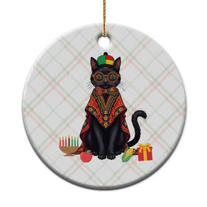 Cute Kwanzaa Cat Dashiki Ceramic Ornament African Heritage Gift TS12 1pc Christmas Plaid Print Your Wear