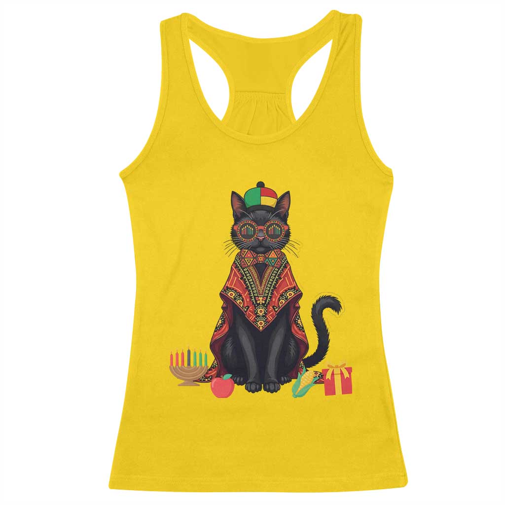 Cute Kwanzaa Cat Dashiki Racerback Tank Top African Heritage Gift TS12 Daisy Print Your Wear