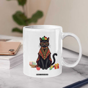 Cute Kwanzaa Cat Dashiki Coffee Mug African Heritage Gift TS12 Print Your Wear