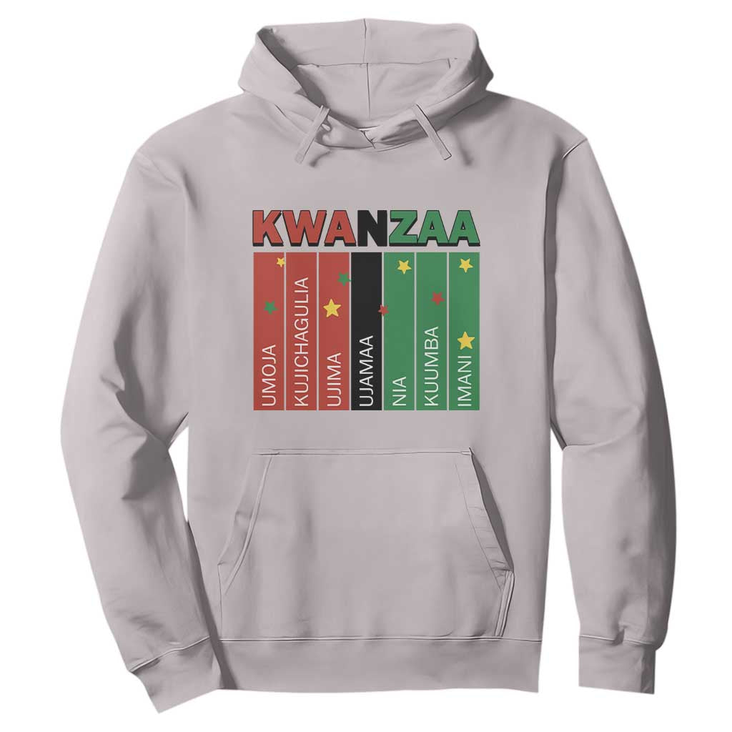 Light Of Kwanzaa Hoodie Nguzo Saba African Heritage Gift TS12 Ice Gray Print Your Wear