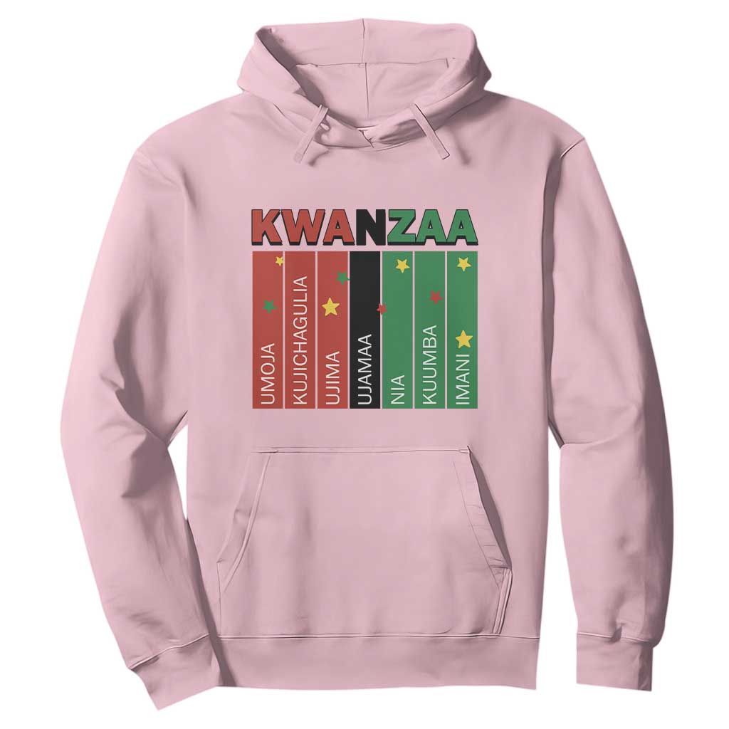 Light Of Kwanzaa Hoodie Nguzo Saba African Heritage Gift TS12 Light Pink Print Your Wear