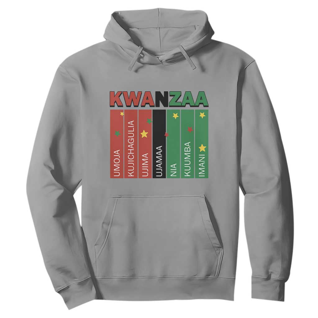 Light Of Kwanzaa Hoodie Nguzo Saba African Heritage Gift TS12 Sport Gray Print Your Wear