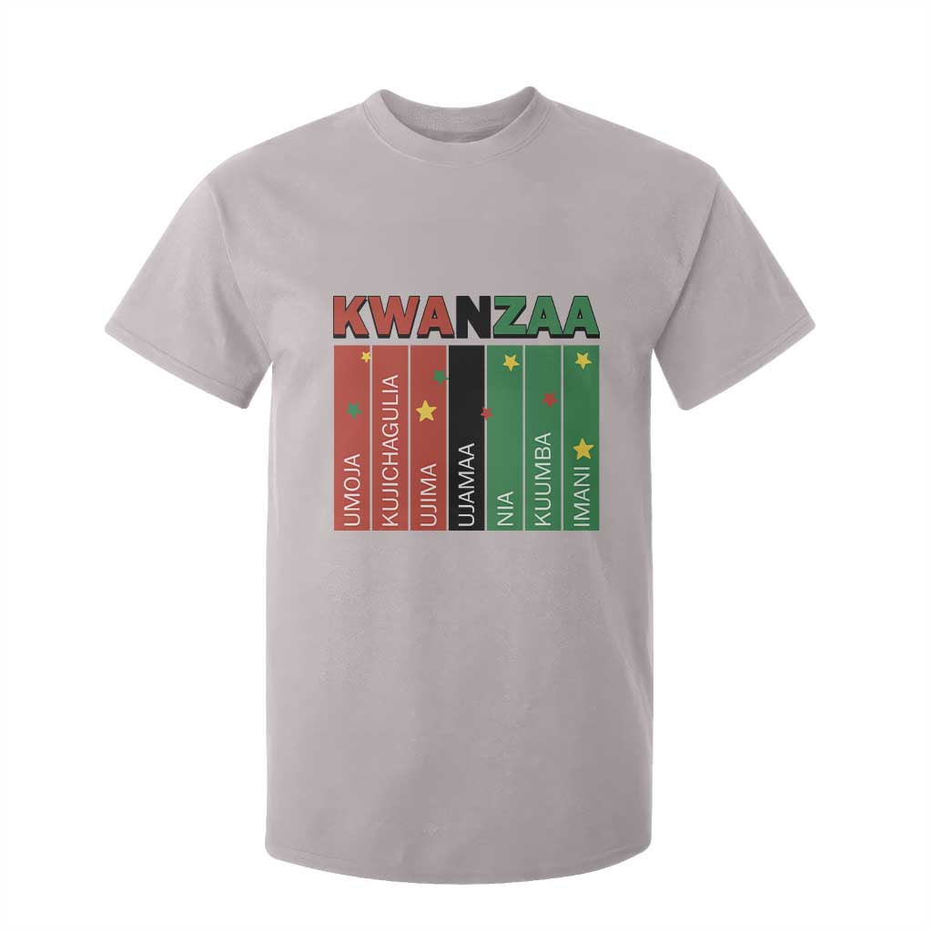 Light Of Kwanzaa T Shirt For Kid Nguzo Saba African Heritage Gift TS12 Ice Gray Print Your Wear
