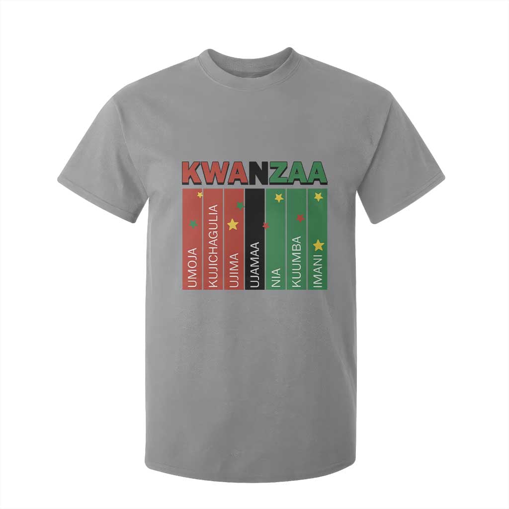 Light Of Kwanzaa T Shirt For Kid Nguzo Saba African Heritage Gift TS12 Sport Gray Print Your Wear