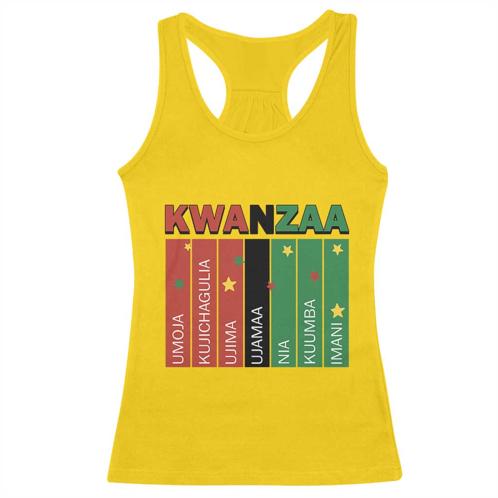 Light Of Kwanzaa Racerback Tank Top Nguzo Saba African Heritage Gift TS12 Daisy Print Your Wear