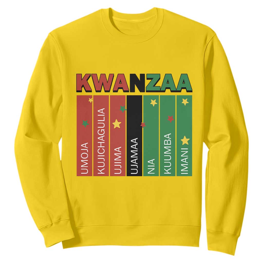 Light Of Kwanzaa Sweatshirt Nguzo Saba African Heritage Gift TS12 Daisy Print Your Wear