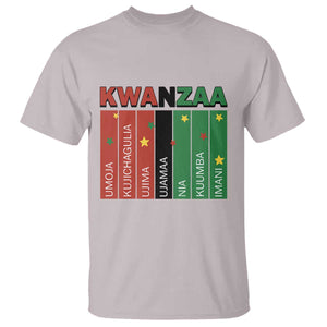 Light Of Kwanzaa T Shirt Nguzo Saba African Heritage Gift TS12 Ice Gray Print Your Wear