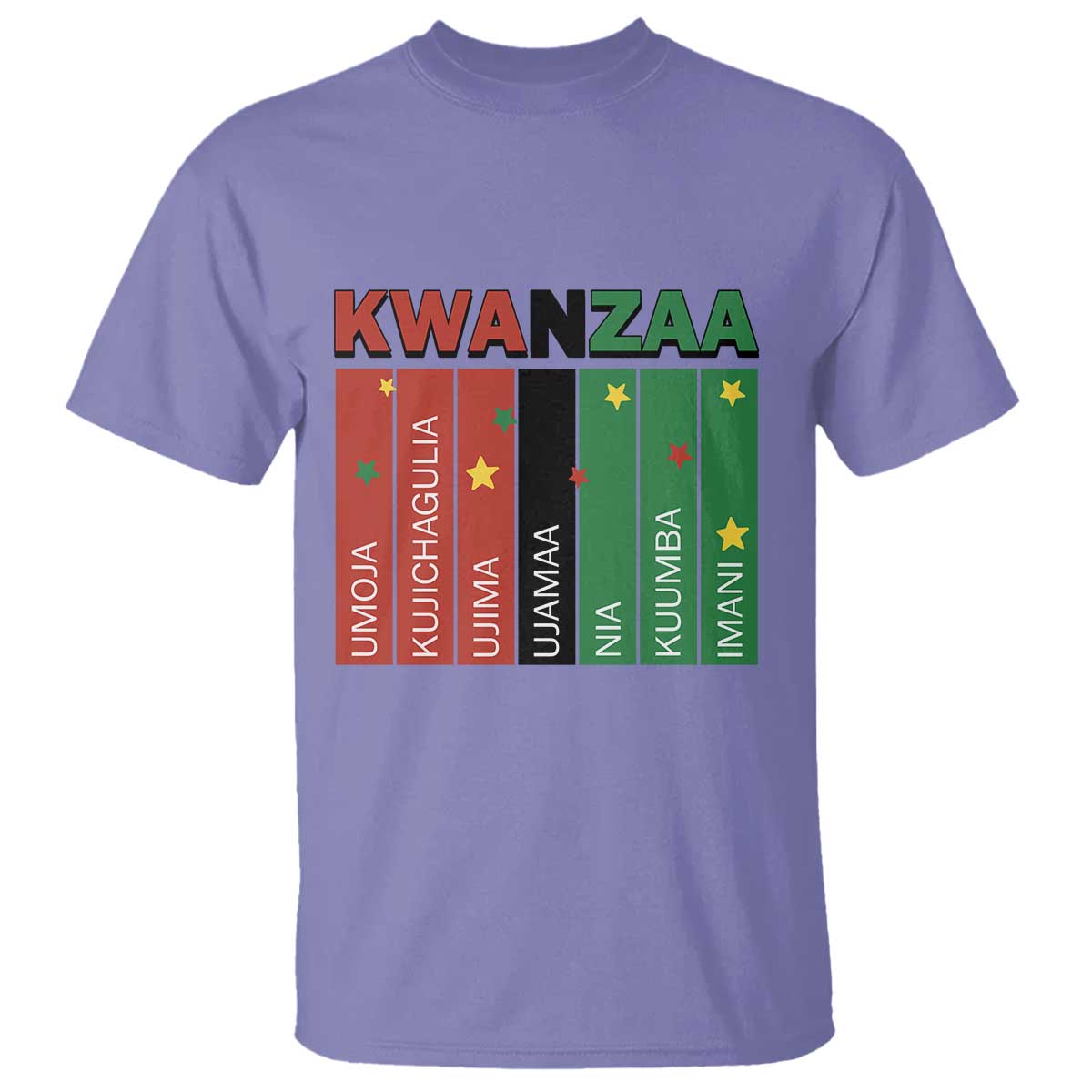 Light Of Kwanzaa T Shirt Nguzo Saba African Heritage Gift TS12 Violet Print Your Wear