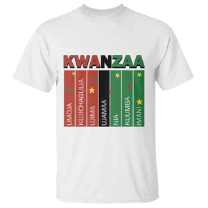 Light Of Kwanzaa T Shirt Nguzo Saba African Heritage Gift TS12 White Print Your Wear