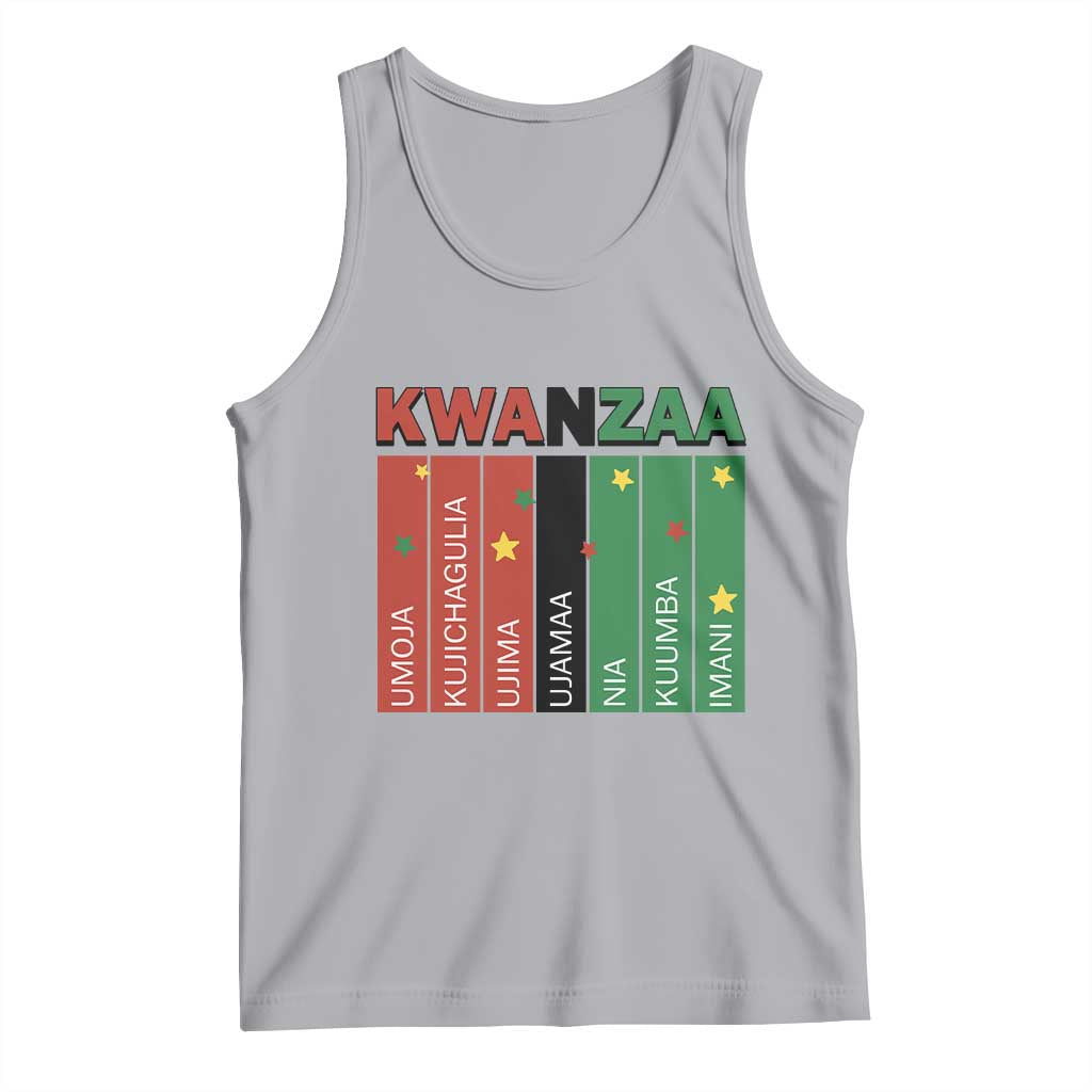 Light Of Kwanzaa Tank Top Nguzo Saba African Heritage Gift TS12 Athletic Heather Print Your Wear