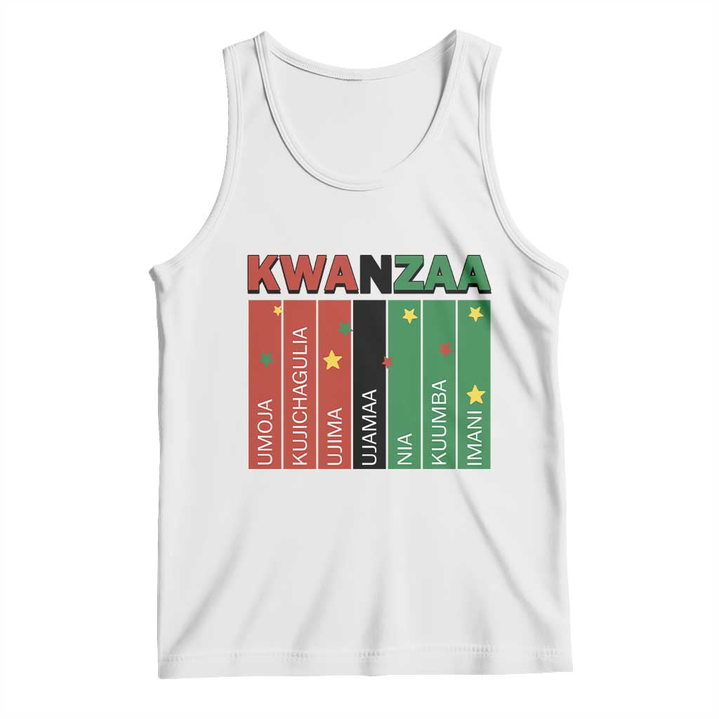 Light Of Kwanzaa Tank Top Nguzo Saba African Heritage Gift TS12 White Print Your Wear
