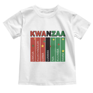 Light Of Kwanzaa Toddler T Shirt Nguzo Saba African Heritage Gift TS12 White Print Your Wear