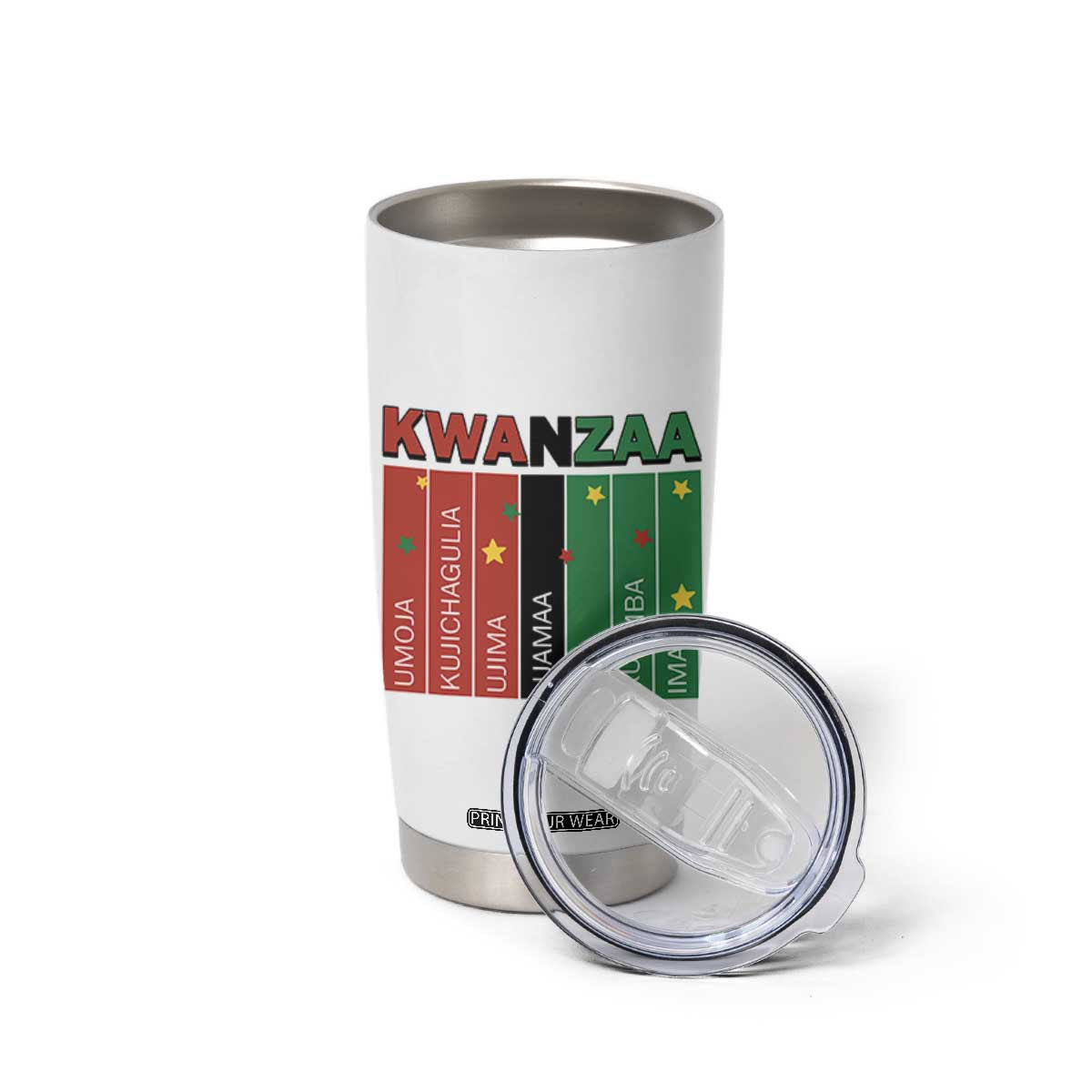 Light Of Kwanzaa Tumbler Cup Nguzo Saba African Heritage Gift TS12 Print Your Wear