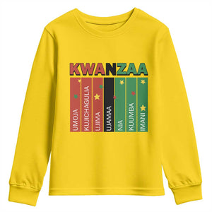 Light Of Kwanzaa Youth Sweatshirt Nguzo Saba African Heritage Gift TS12 Daisy Print Your Wear