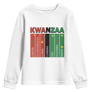 Light Of Kwanzaa Youth Sweatshirt Nguzo Saba African Heritage Gift TS12 White Print Your Wear