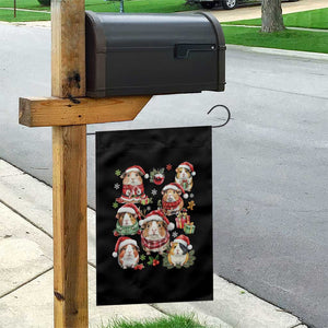 Funny Santa Cavy Squad Garden Flag Christmas Guinea Pig Gift TS12 Print Your Wear