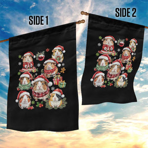 Funny Santa Cavy Squad Garden Flag Christmas Guinea Pig Gift TS12 Print Your Wear