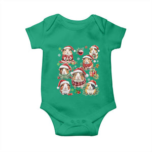 Funny Santa Cavy Squad Baby Onesie Christmas Guinea Pig Gift TS12 Irish Green Print Your Wear