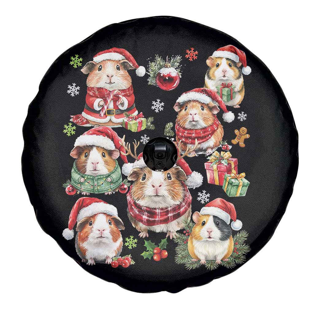 Funny Santa Cavy Squad Spare Tire Cover Christmas Guinea Pig Gift TS12 Print Your Wear