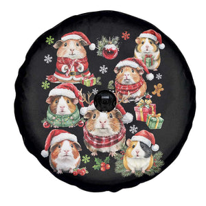 Funny Santa Cavy Squad Spare Tire Cover Christmas Guinea Pig Gift TS12 Print Your Wear