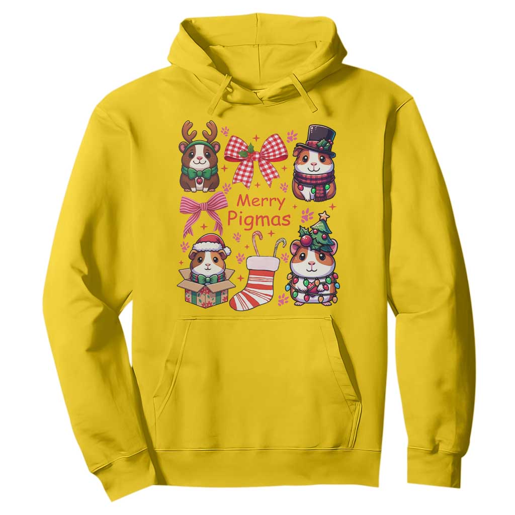 Merry Pigmas Hoodie Funny Guinea Pig Cavy Lover Holiday Gift TS12 Daisy Print Your Wear