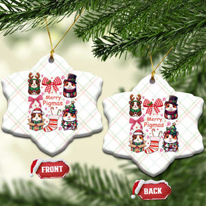 Merry Pigmas Ceramic Ornament Funny Guinea Pig Cavy Lover Holiday Gift TS12 Print Your Wear