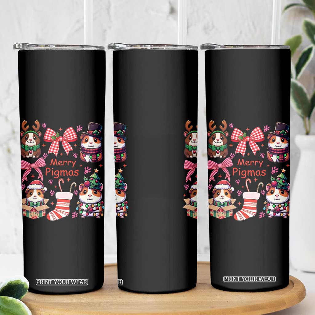 Merry Pigmas Skinny Tumbler Funny Guinea Pig Cavy Lover Holiday Gift TS12 Print Your Wear