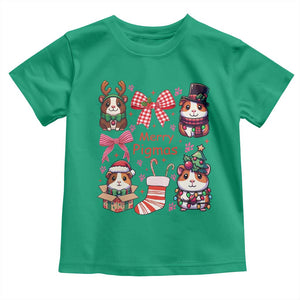 Merry Pigmas Toddler T Shirt Funny Guinea Pig Cavy Lover Holiday Gift TS12 Irish Green Print Your Wear