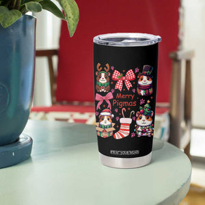 Merry Pigmas Tumbler Cup Funny Guinea Pig Cavy Lover Holiday Gift TS12 Print Your Wear