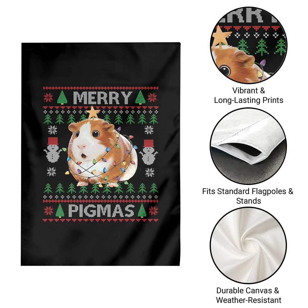Merry Pigmas Ugly Christmas Garden Flag Guinea Pig Lover TS12 Print Your Wear