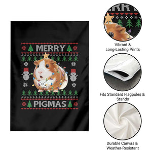 Merry Pigmas Ugly Christmas Garden Flag Guinea Pig Lover TS12 Print Your Wear