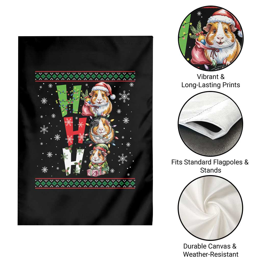 Funny Guinea Pig Ho Ho Ho Ugly Christmas Sweater Garden Flag Cute Pet Lover TS12 Print Your Wear