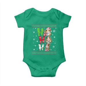 Funny Guinea Pig Ho Ho Ho Ugly Christmas Sweater Baby Onesie Cute Pet Lover TS12 Irish Green Print Your Wear