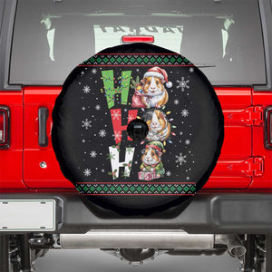 Funny Guinea Pig Ho Ho Ho Ugly Christmas Sweater Spare Tire Cover Cute Pet Lover TS12 Black Print Your Wear