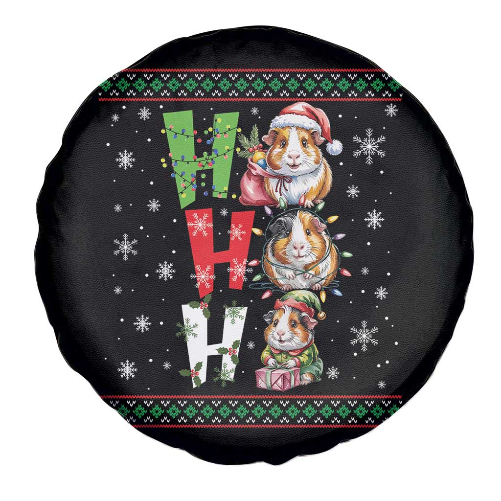 Funny Guinea Pig Ho Ho Ho Ugly Christmas Sweater Spare Tire Cover Cute Pet Lover TS12 Print Your Wear