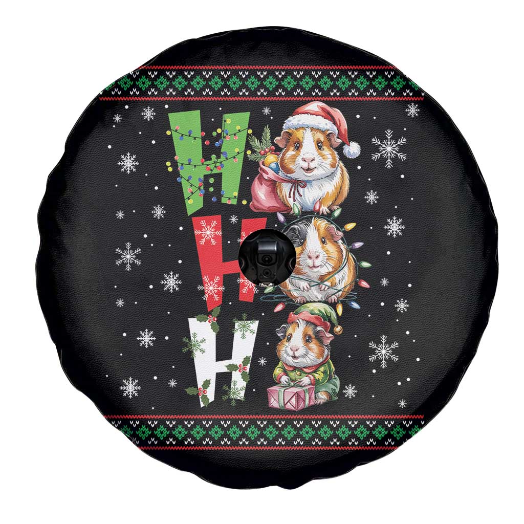 Funny Guinea Pig Ho Ho Ho Ugly Christmas Sweater Spare Tire Cover Cute Pet Lover TS12 Print Your Wear