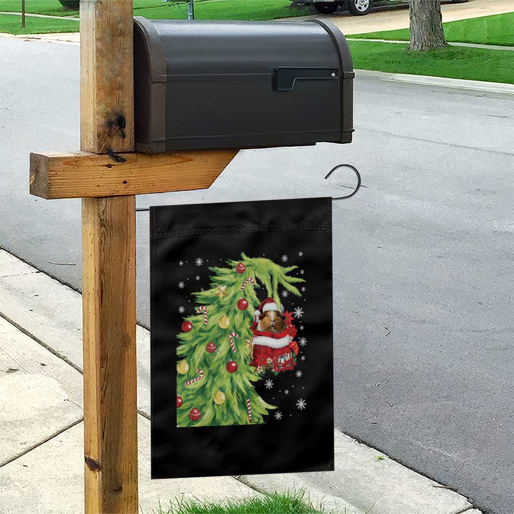 Funny Christmas Guinea In Green Hand Naughty Garden Flag Cute Pet Lover Gift TS12 Print Your Wear