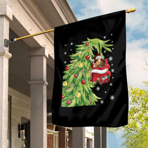 Funny Christmas Guinea In Green Hand Naughty Garden Flag Cute Pet Lover Gift TS12 Print Your Wear