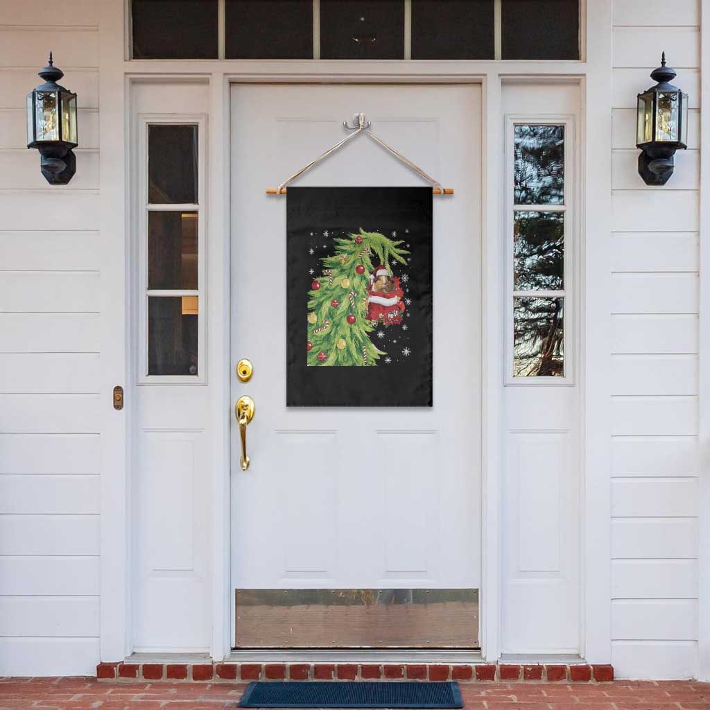 Funny Christmas Guinea In Green Hand Naughty Garden Flag Cute Pet Lover Gift TS12 Print Your Wear