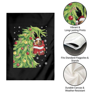 Funny Christmas Guinea In Green Hand Naughty Garden Flag Cute Pet Lover Gift TS12 Print Your Wear