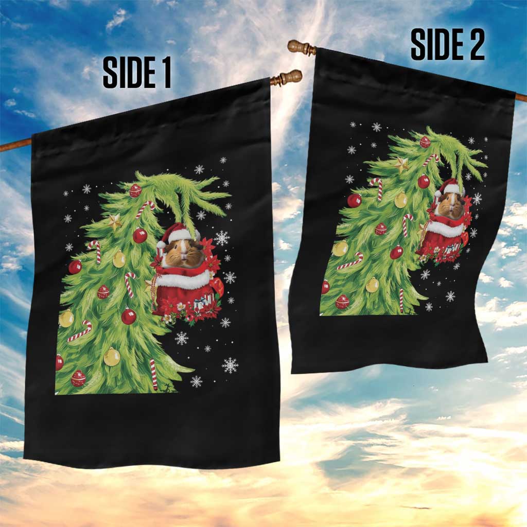 Funny Christmas Guinea In Green Hand Naughty Garden Flag Cute Pet Lover Gift TS12 Print Your Wear