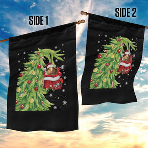 Funny Christmas Guinea In Green Hand Naughty Garden Flag Cute Pet Lover Gift TS12 Print Your Wear