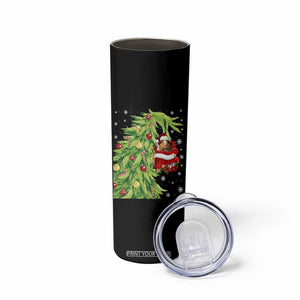 Funny Christmas Guinea In Green Hand Naughty Skinny Tumbler Cute Pet Lover Gift TS12 Print Your Wear