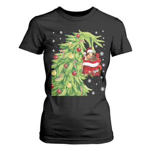 Funny Christmas Guinea In Green Hand Naughty T Shirt For Women Cute Pet Lover Gift TS12 Black Print Your Wear